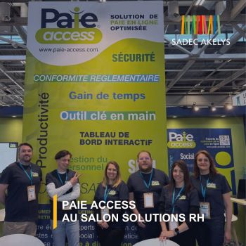 Première journée pour Paie Access au Salon SRH… un beau démarrage !
